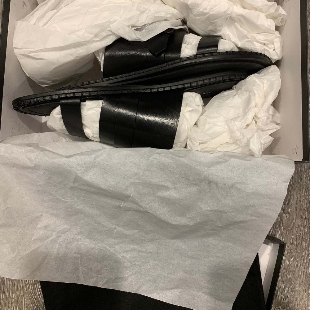 ANN DEMEULEMEESTER Buckled leather slides EU 39 - Picture 4 of 8